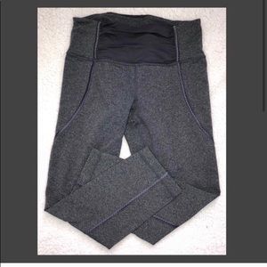 Grey Lululemon crop leggings